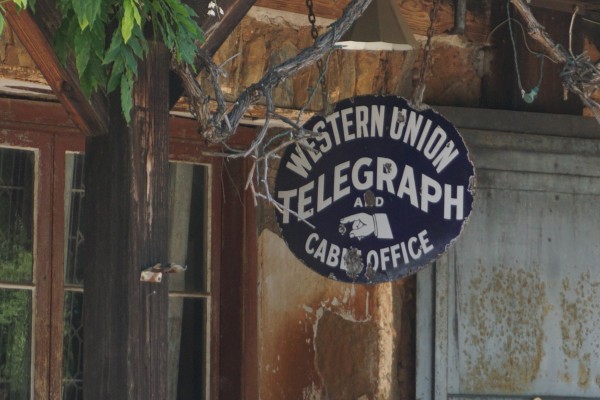 [Picture of old Western Union sign]